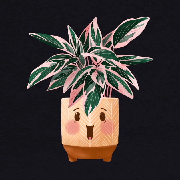 Cute Plant Illustration, Calathea Triostar Illustration by Gush Art Studio 1